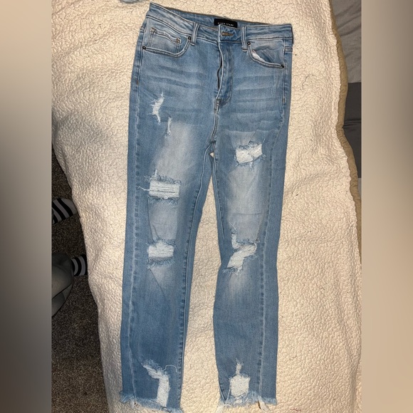 Express Denim - Risen Skinny Jeans